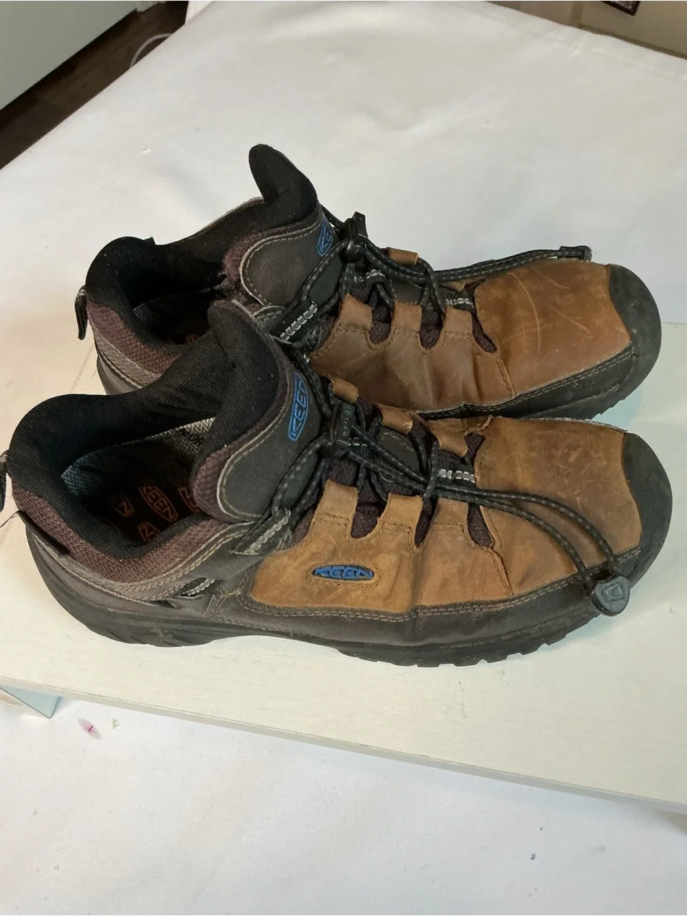 Keen Targhee Drawstring Kids Brown and Black Outdoor Trail Boots